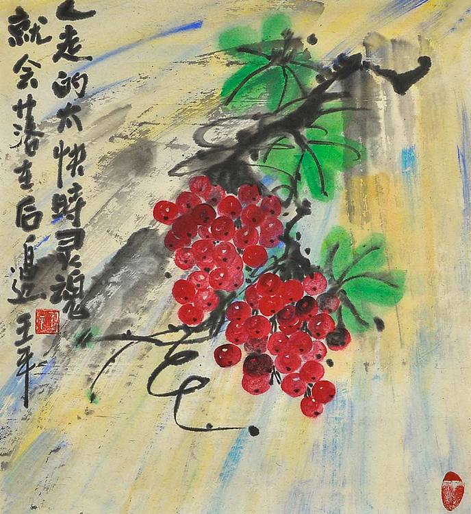 当代职业画家 王平 花鸟 国画专场