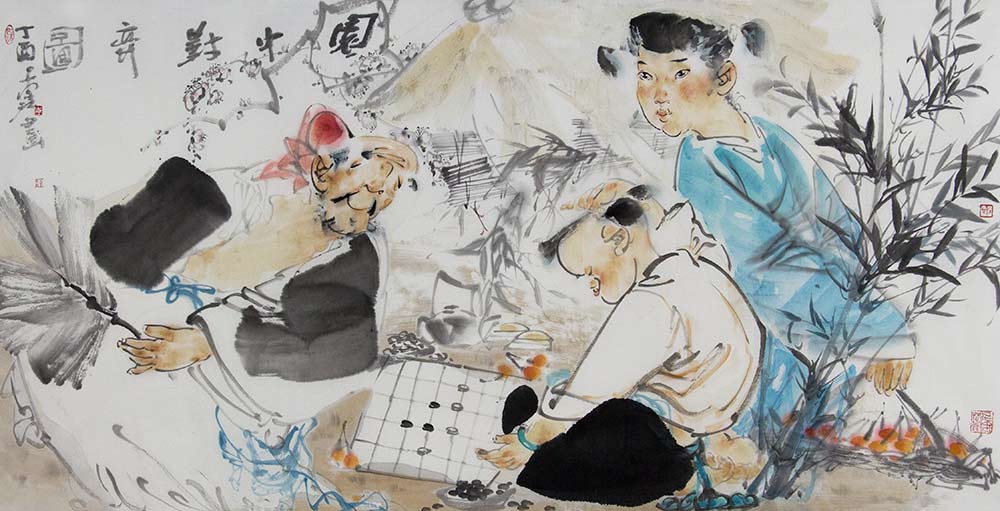 博宝·资讯 | 李江国画人物作品赏析:清新泽润,趣味浓郁,极富生活气息