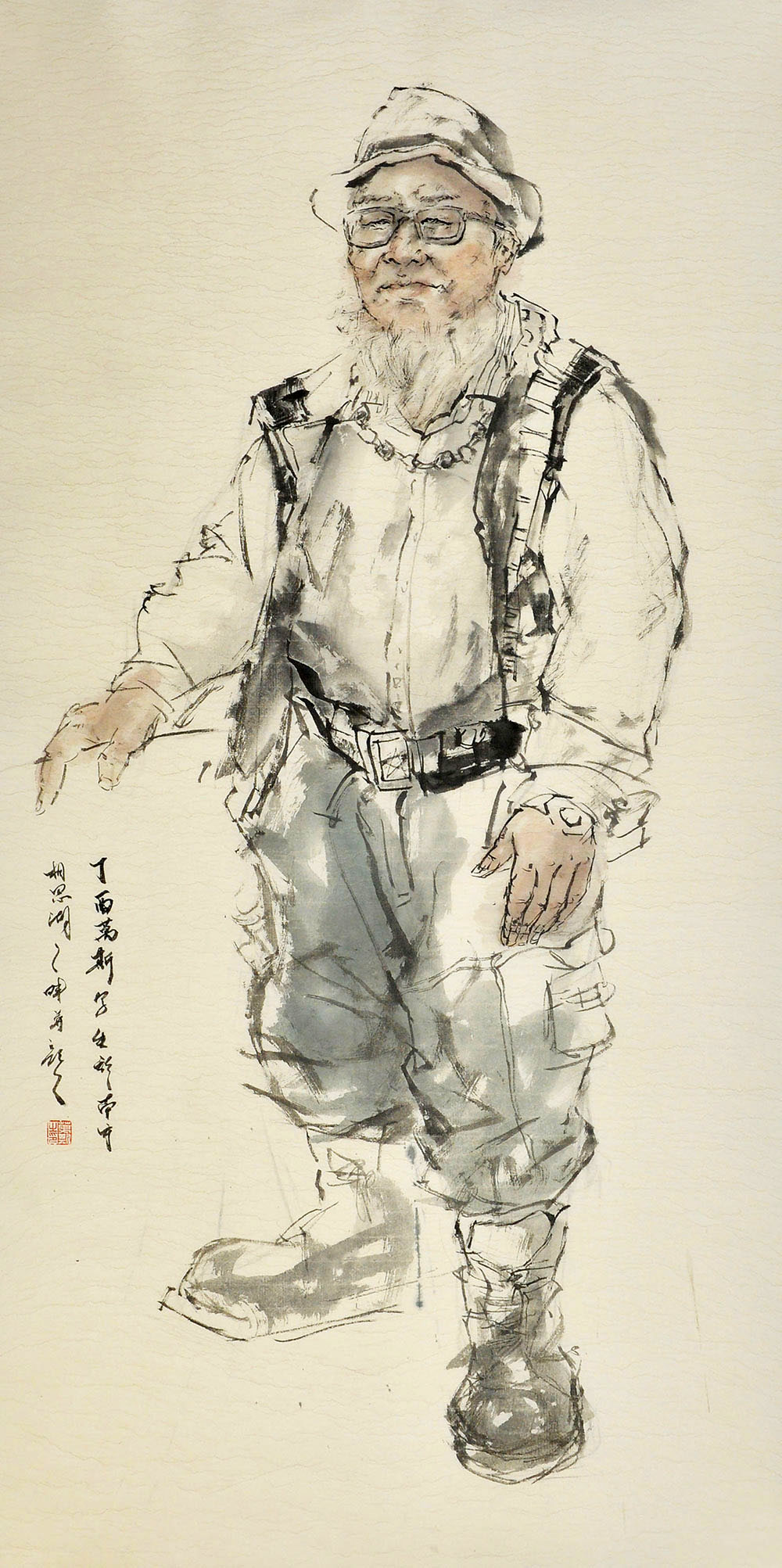 万斯人物画作品赏析:人物造型神态传神,生活气息浓郁