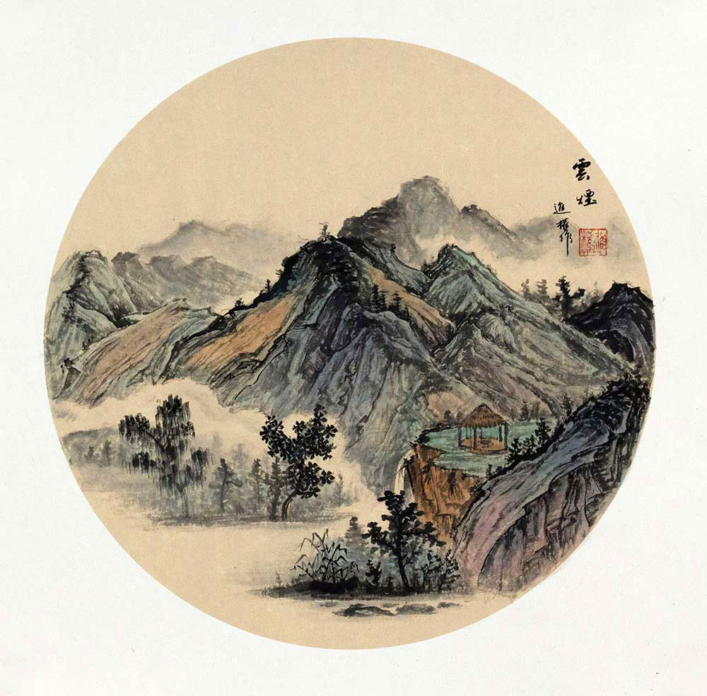 博宝·资讯 | 吕进权国画山水赏析:唯美恬静,装饰首选