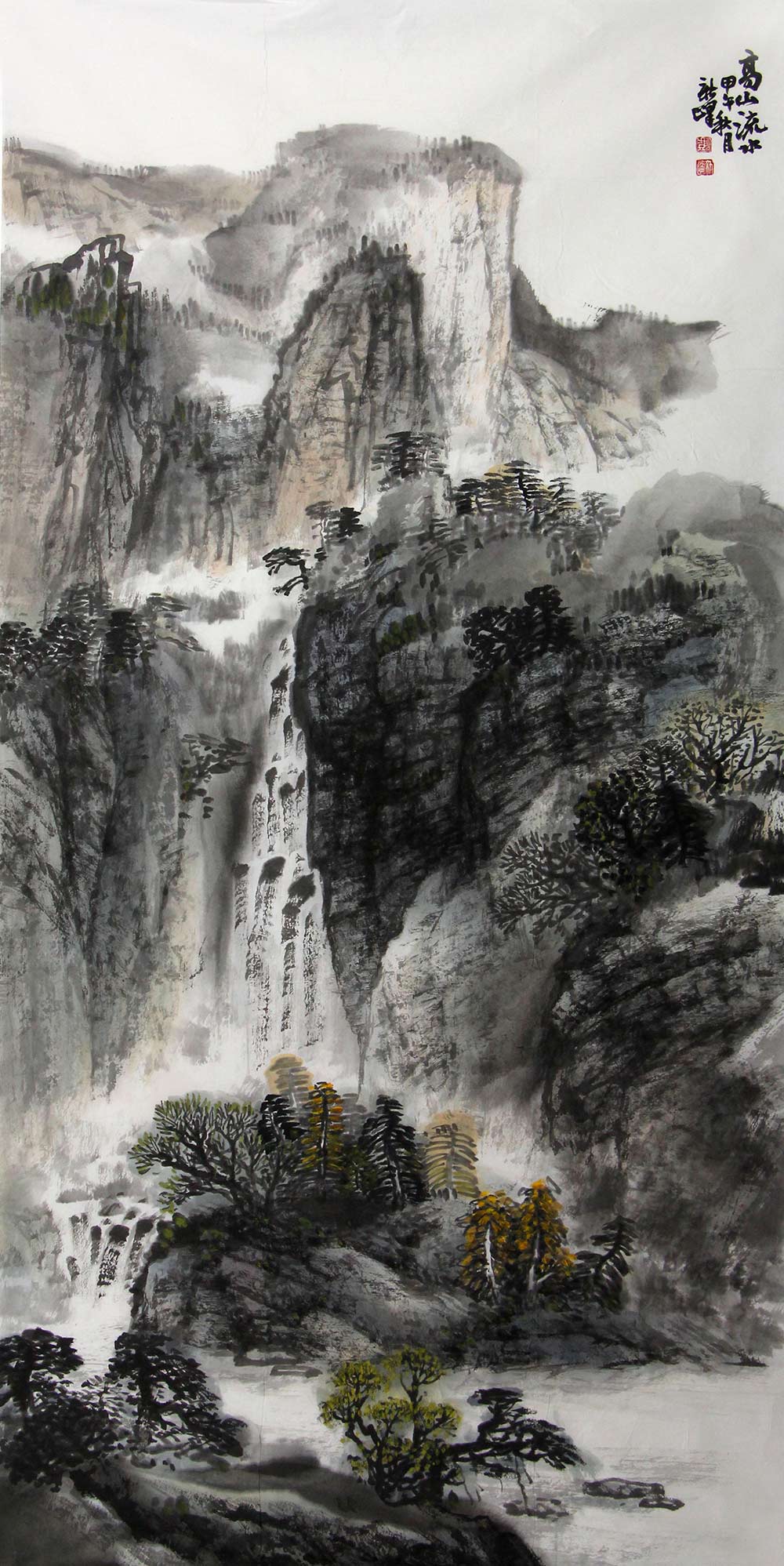 博宝·资讯 | 彭新峰国画山水作品赏析:崇山峻岭,跃然纸上