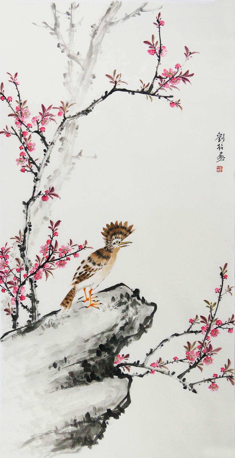 博宝·资讯 | 刘超国画花鸟作品赏析:灵瑞秀美,春意正浓
