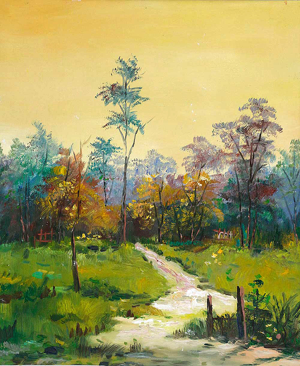 当代著名风景油画家 刘春建 风景 油画