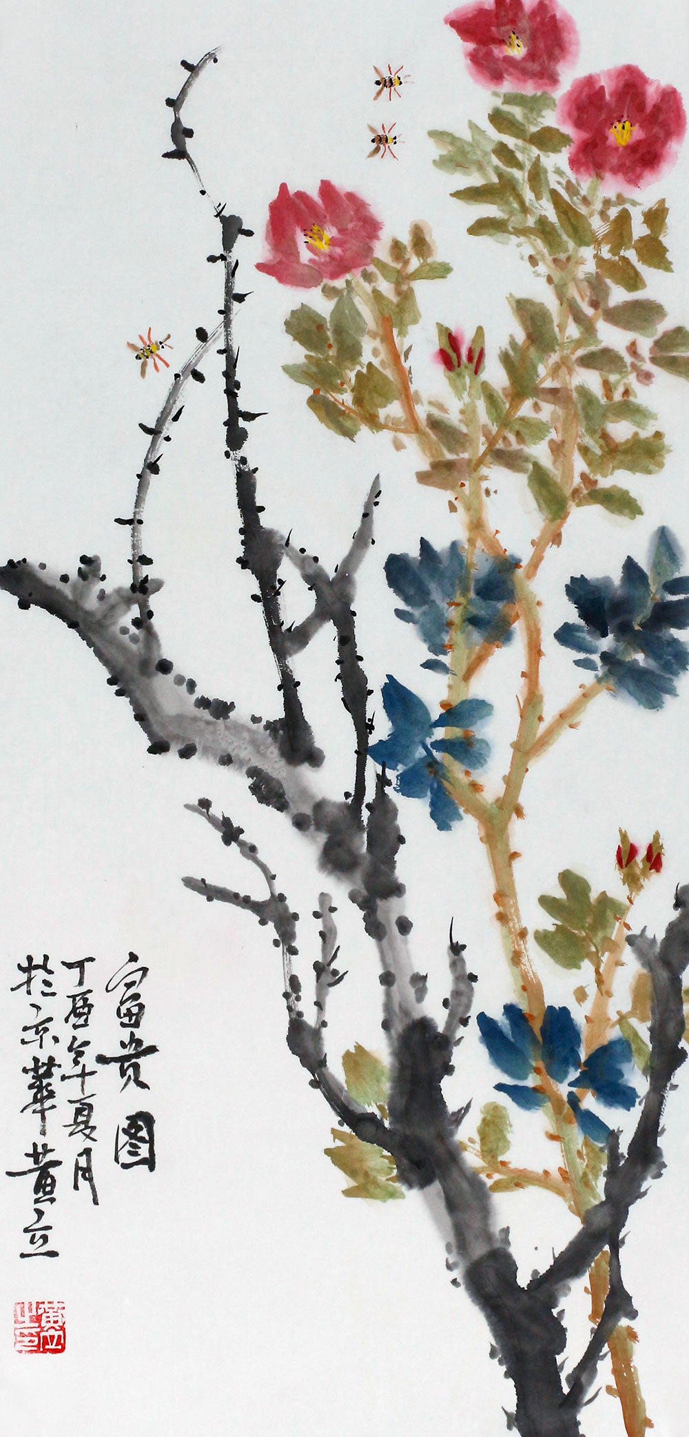 博宝花鸟|黄雪伟国画情侣作品赏析:鸟语花香,情趣盎然情趣睡衣真丝资讯图片