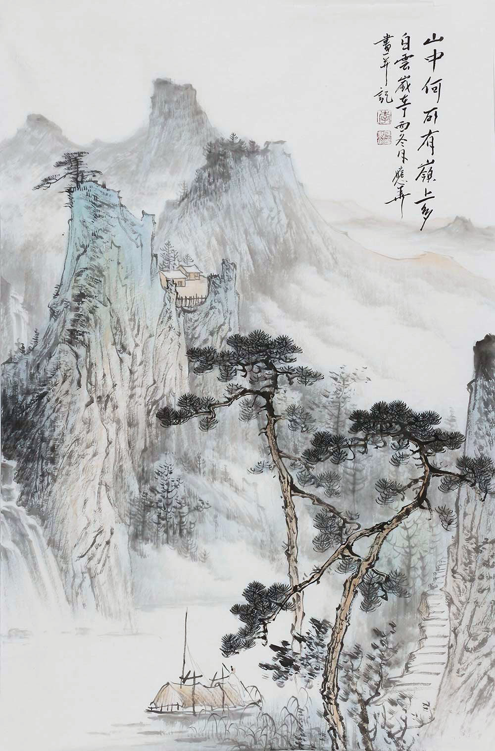 博宝·资讯 | 李应华国画山水作品赏析:笔墨清雅,写景