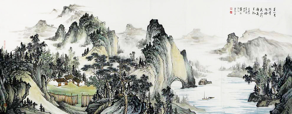 博宝资讯 | 王连生山水画作品赏析:笔墨寄情山水,如画风景处处