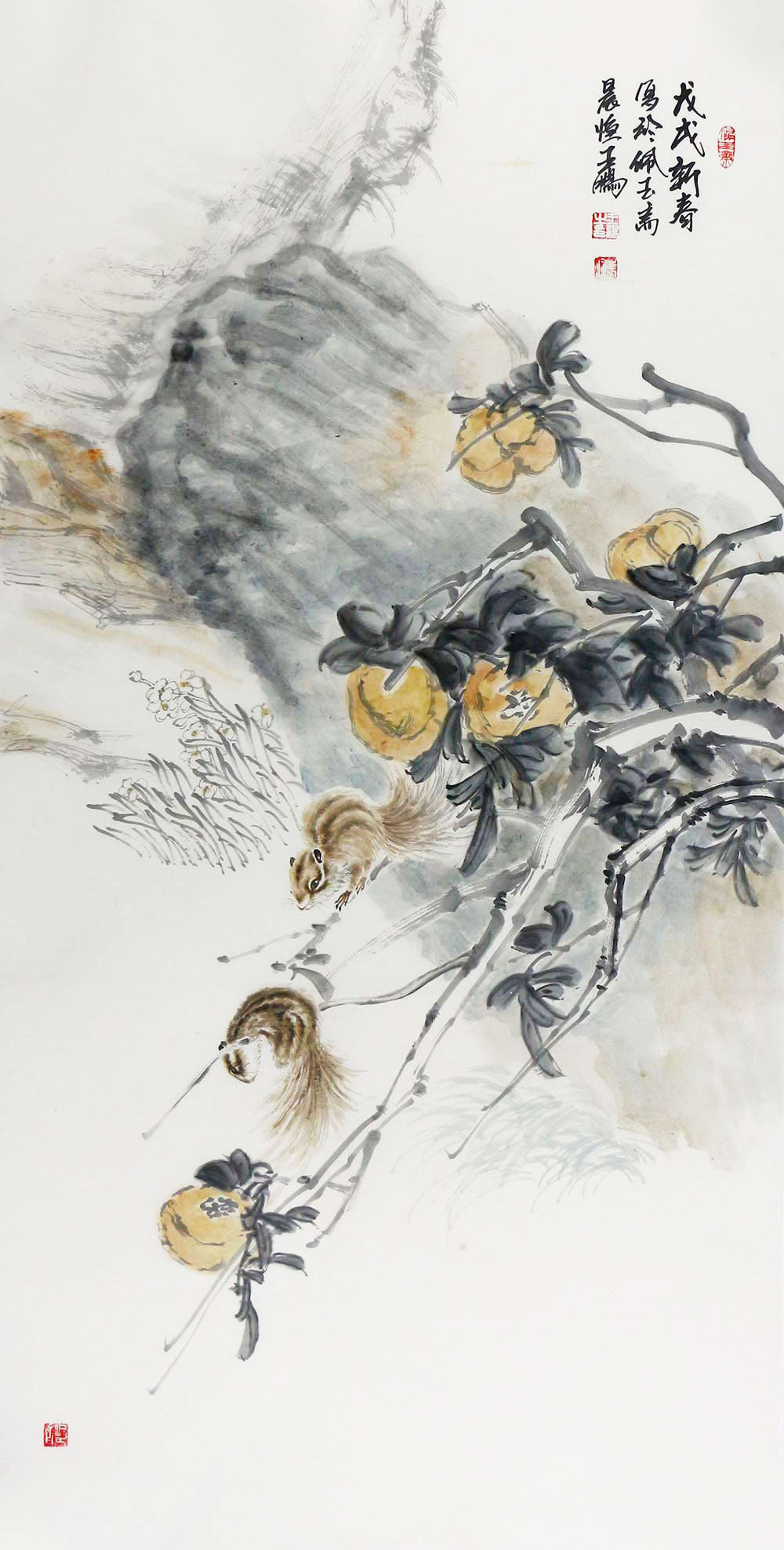 博宝·资讯 | 王鹏国画花鸟作品赏析:春意盎然,旺财旺运