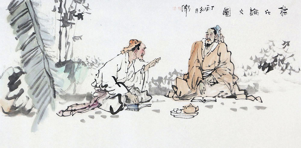博宝·资讯 | 吴立伟国画人物作品赏析:情景交融,古韵