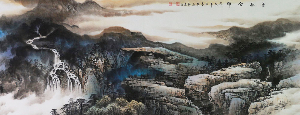 博宝·资讯 | 严春勇国画山水作品赏析:于对比不