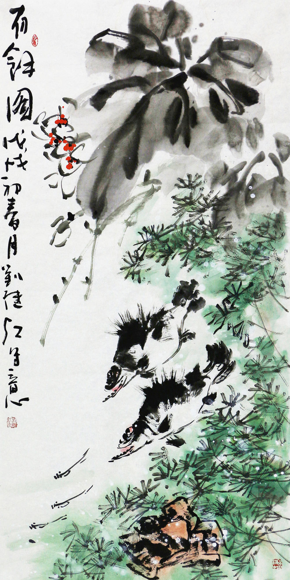 刘继红花鸟画作品赏析 视觉上的享受更为直接,古韵迷香,演绎经典