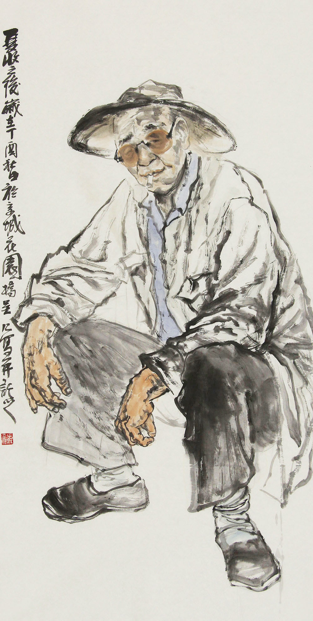 博宝·资讯 | 吴江国画写意人物作品赏析:幽默风趣的人物,启迪人生的