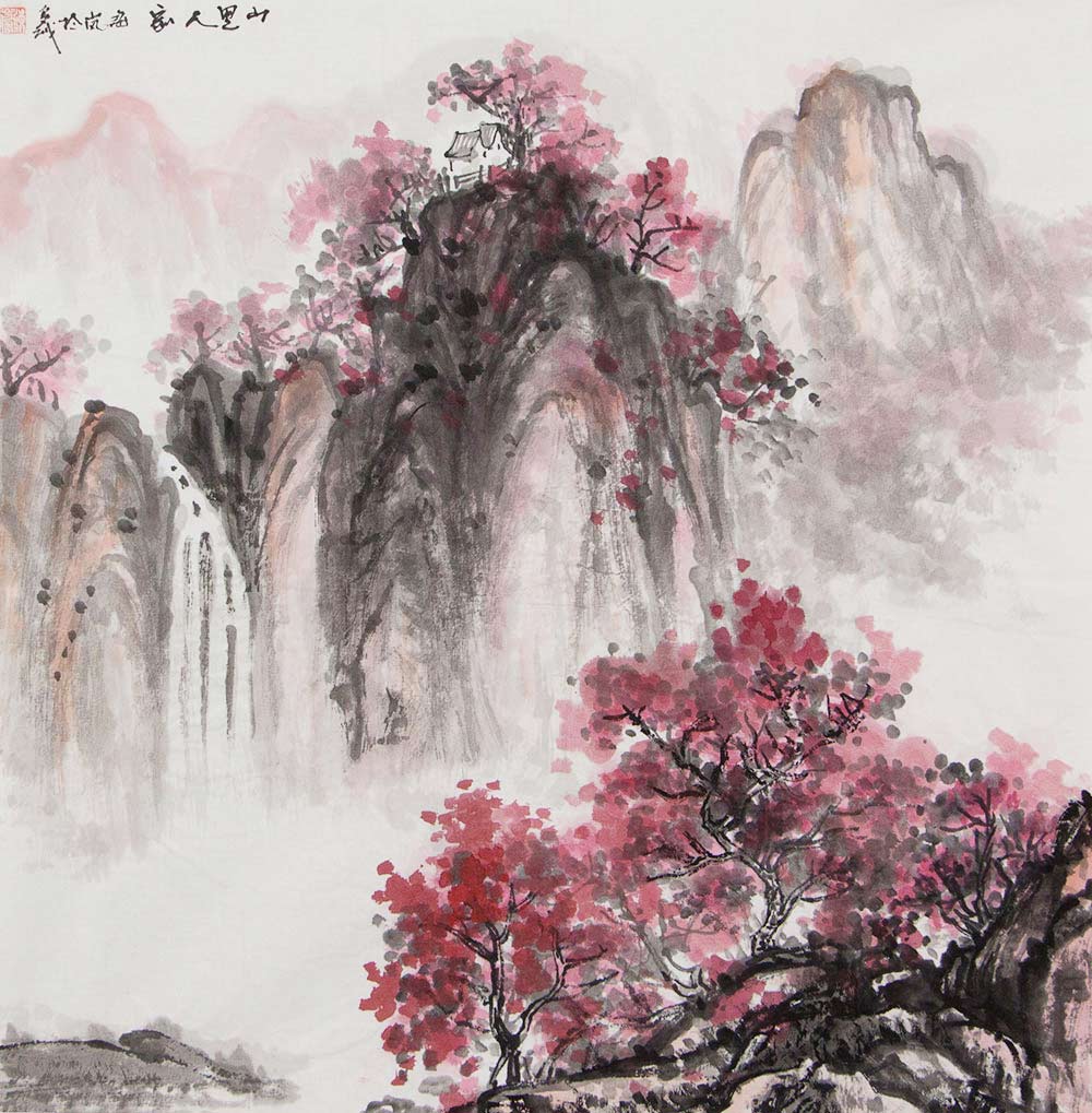 刘海岚山水画作品赏析 | 水粉画的标杆,山水韵的绝唱【博宝·资讯】