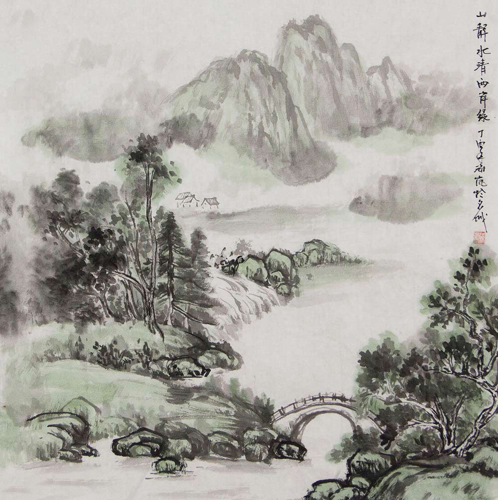 刘海岚山水画作品赏析 | 水粉画的标杆,山水韵的绝唱【博宝资讯】