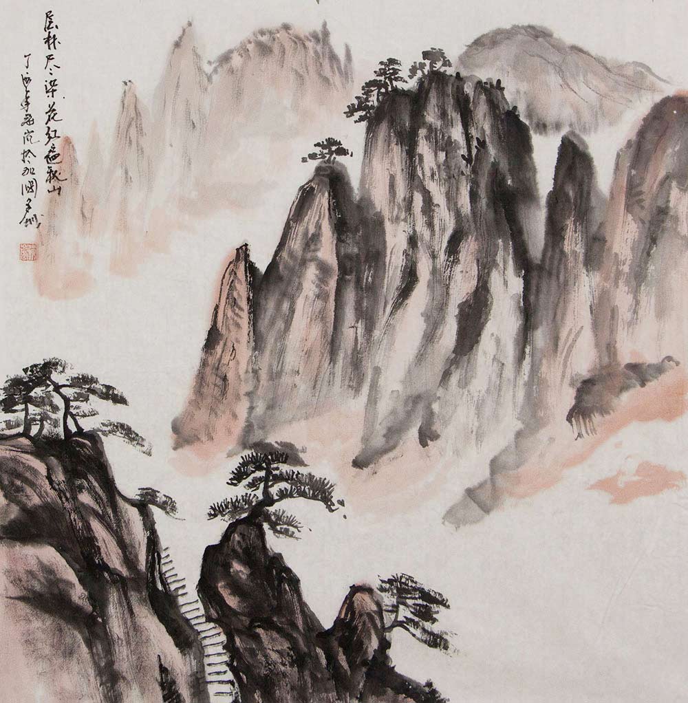 刘海岚山水画作品赏析 | 水粉画的标杆,山水韵的绝唱【博宝资讯】