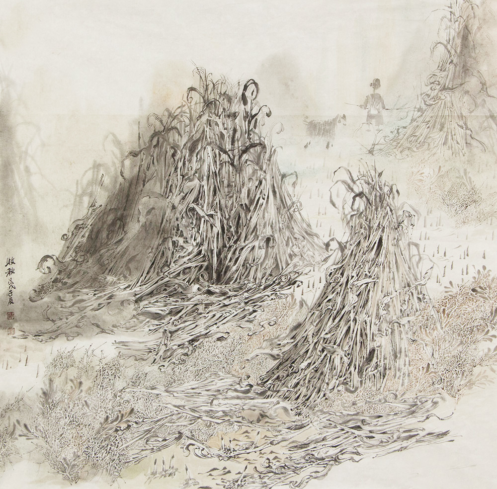 刘子展山水画作品赏析 | 殷殷高原情 拳拳赤子心【博宝·资讯】-博宝