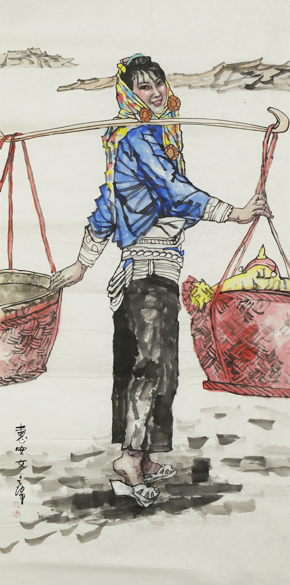吴立伟人物画作品赏析 | 人物形象传神,表现细腻独到