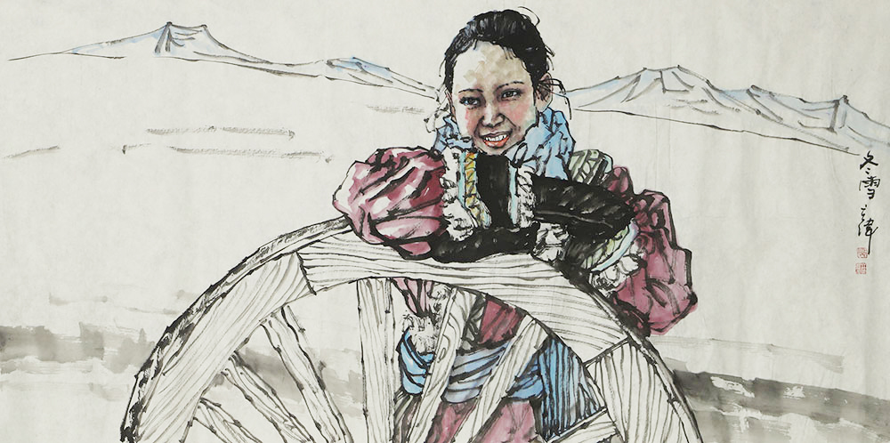 吴立伟人物画作品赏析 | 笔墨写意,气韵高古,形神俱肖