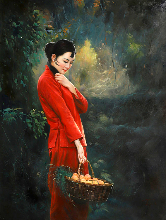 北京东方油画创作院副院长 陈一茗 创作人物写实油画