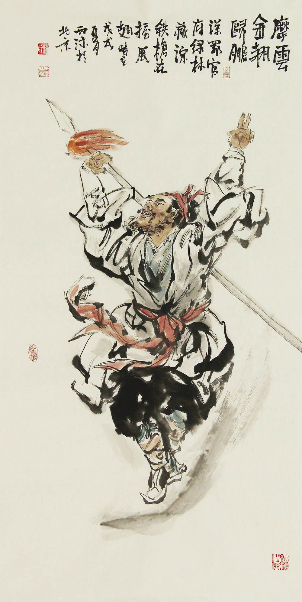 杨西沐人物画作品赏析 | 威风凛凛,霸气冲天,审美趣味