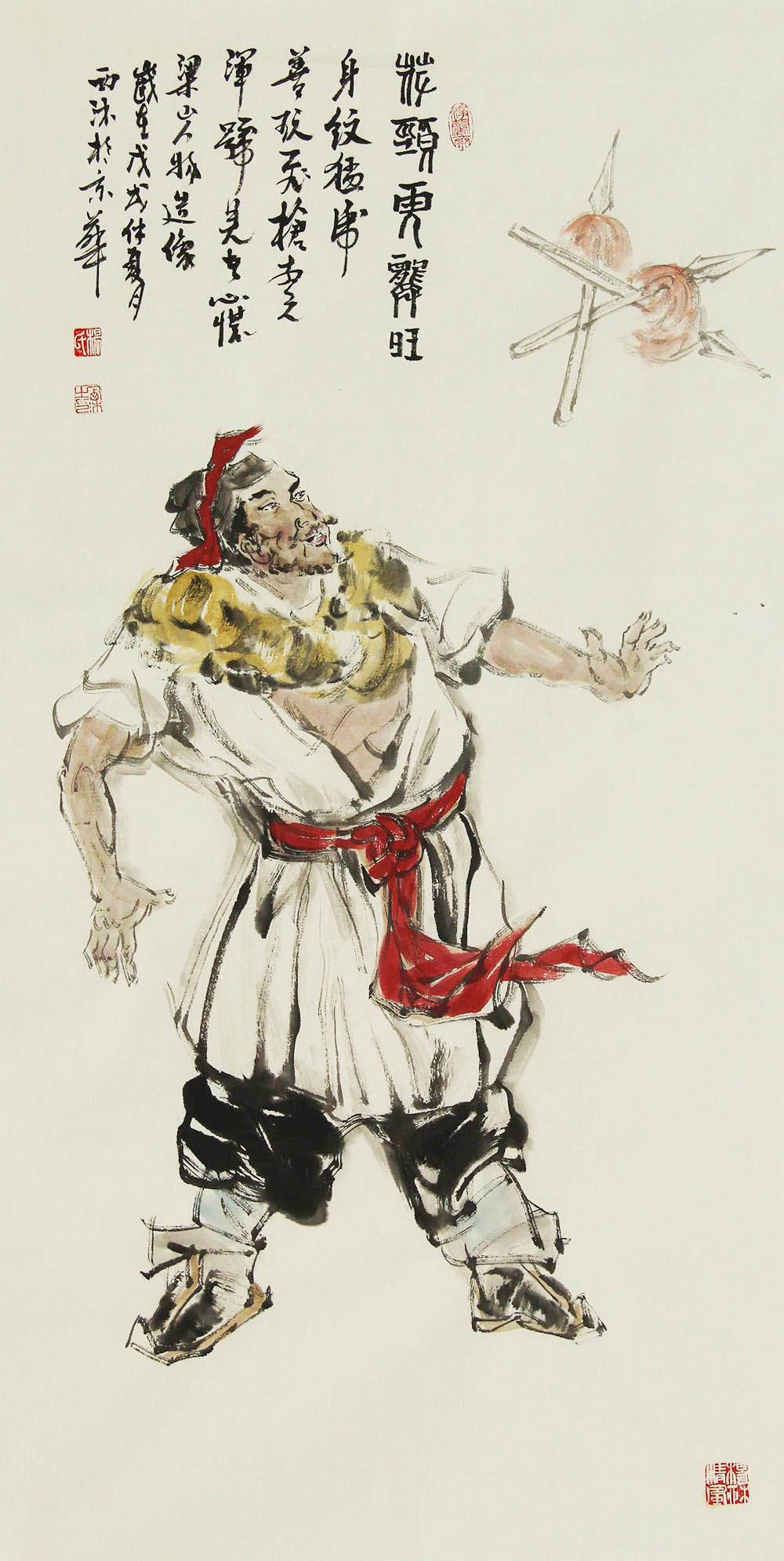 杨西沐人物画作品赏析 | 表现古典人物的江湖风情,着.