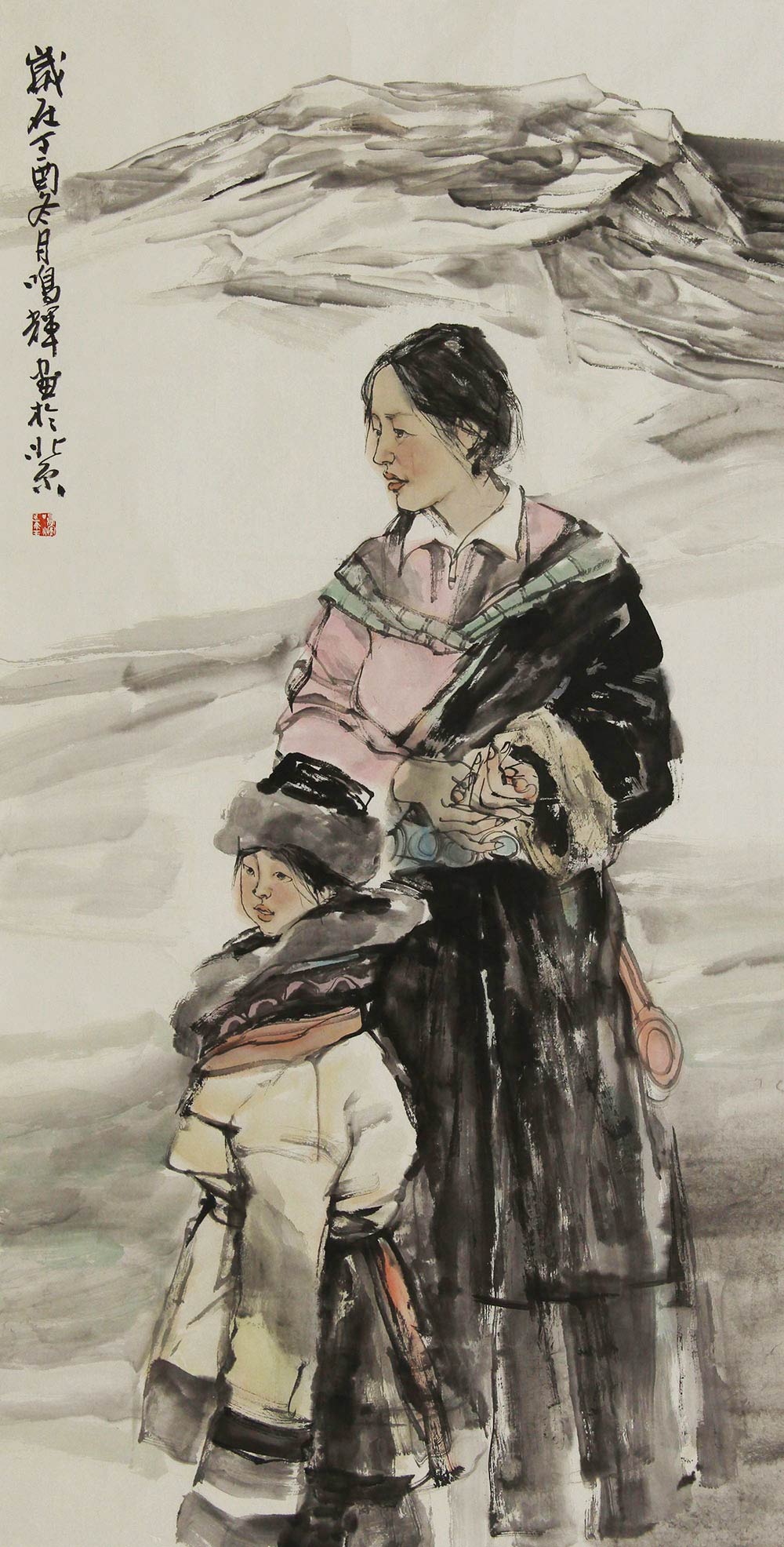 于鸣辉人物画作品赏析 | 造型生动 神态传情【博宝·资讯】