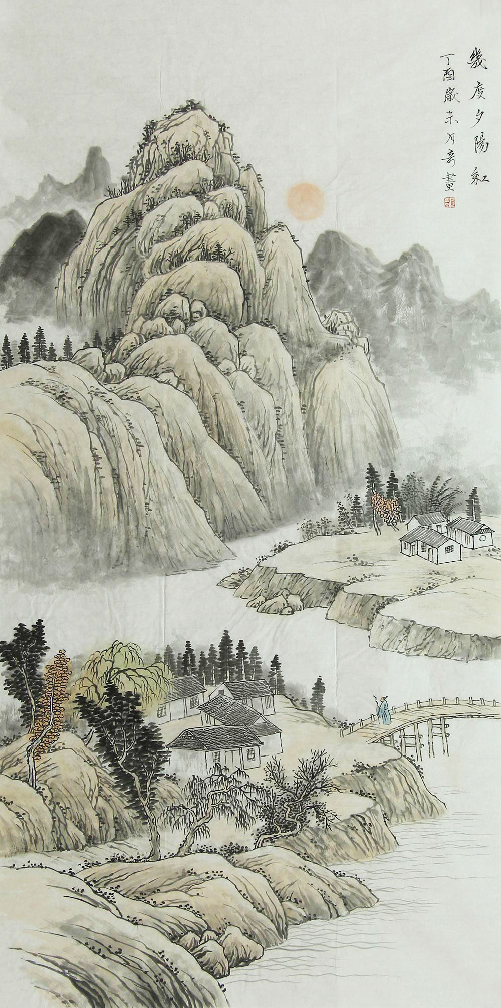 张月奇山水画作品赏析 | 梵音缭绕 宛若仙境【博宝·资讯】