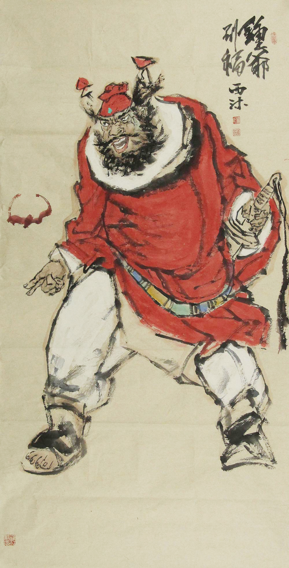 杨西沐人物画作品赏析 | 彰显国画的博大精深和凝重的