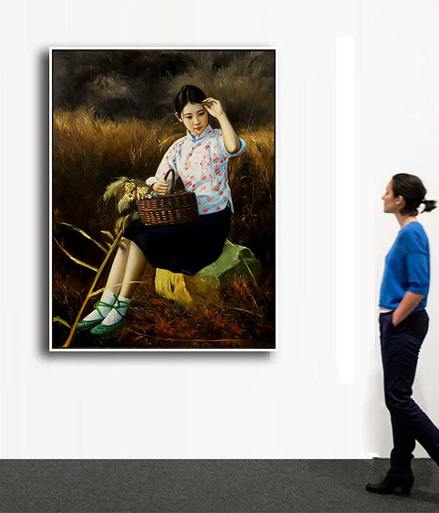 北京东方油画创作院副院长 陈一茗 展览作品 油画 唯美现代系列
