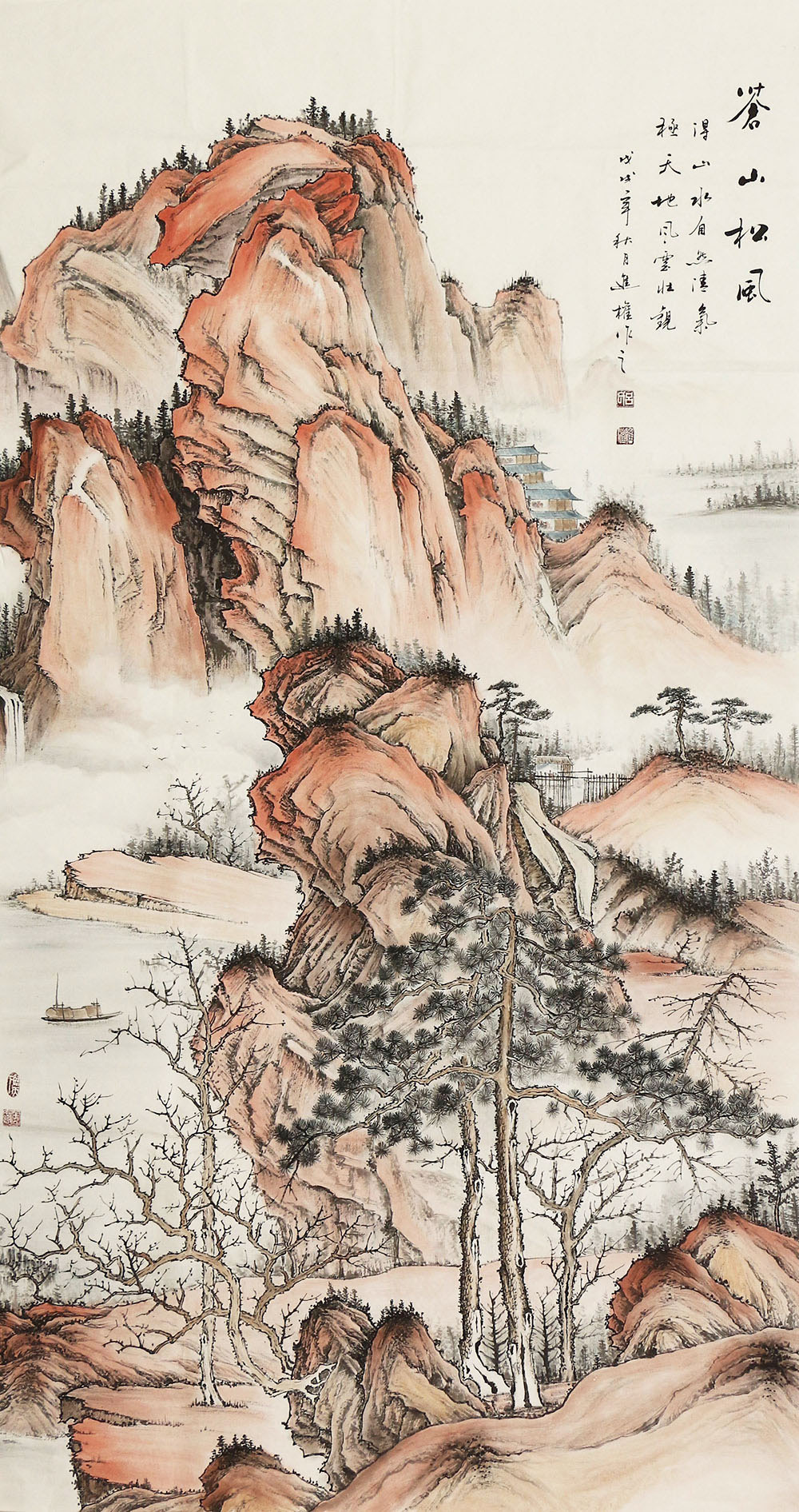吕进权山水画作品赏析 | 温婉秀雅 古韵扑面【博宝·资讯】