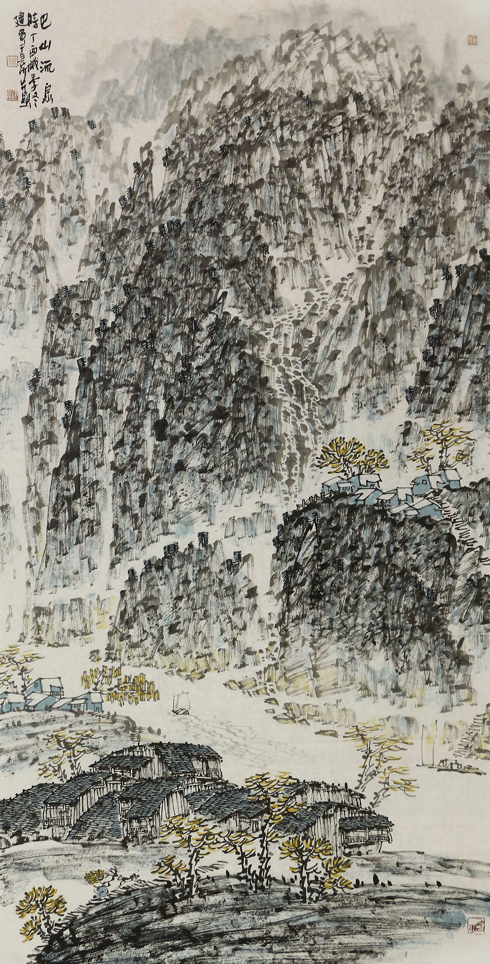 程建军山水画作品赏析 巴山蜀水,气象万千【博宝·资讯】