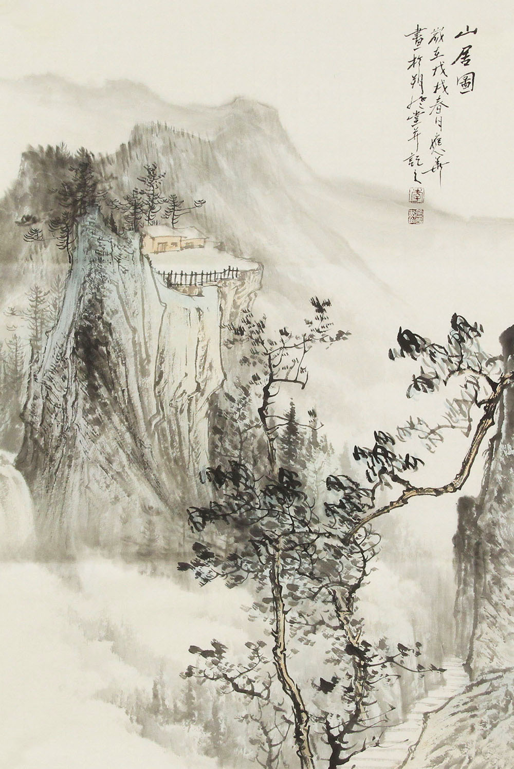 李应华山水画作品赏析 | 描绘激扬彭湃的山水,构思奇妙,景观壮阔,气势