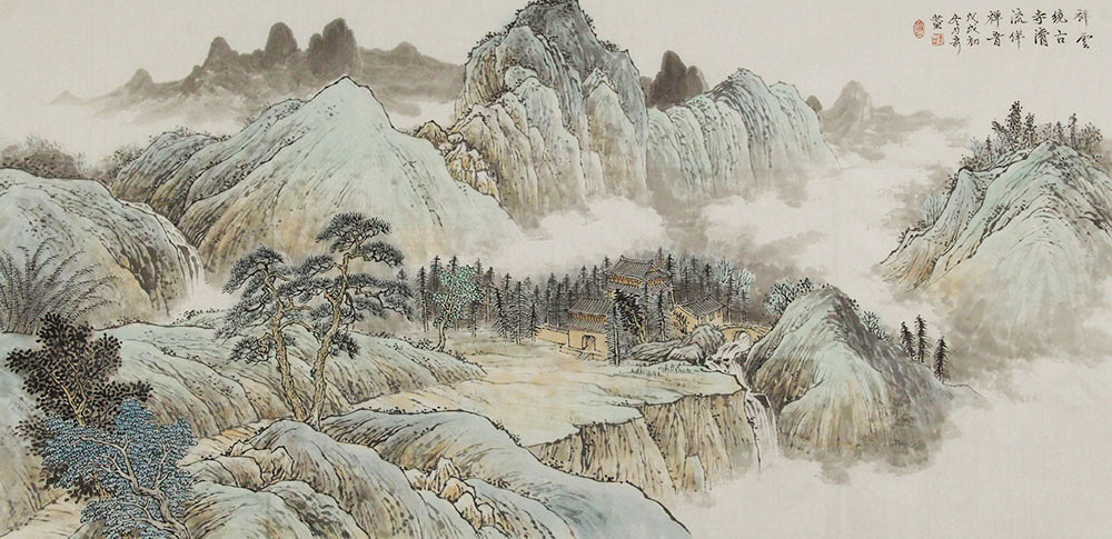 张月奇山水画作品赏析 | 造型奇特 美不胜收【博宝资讯】-博宝艺术网