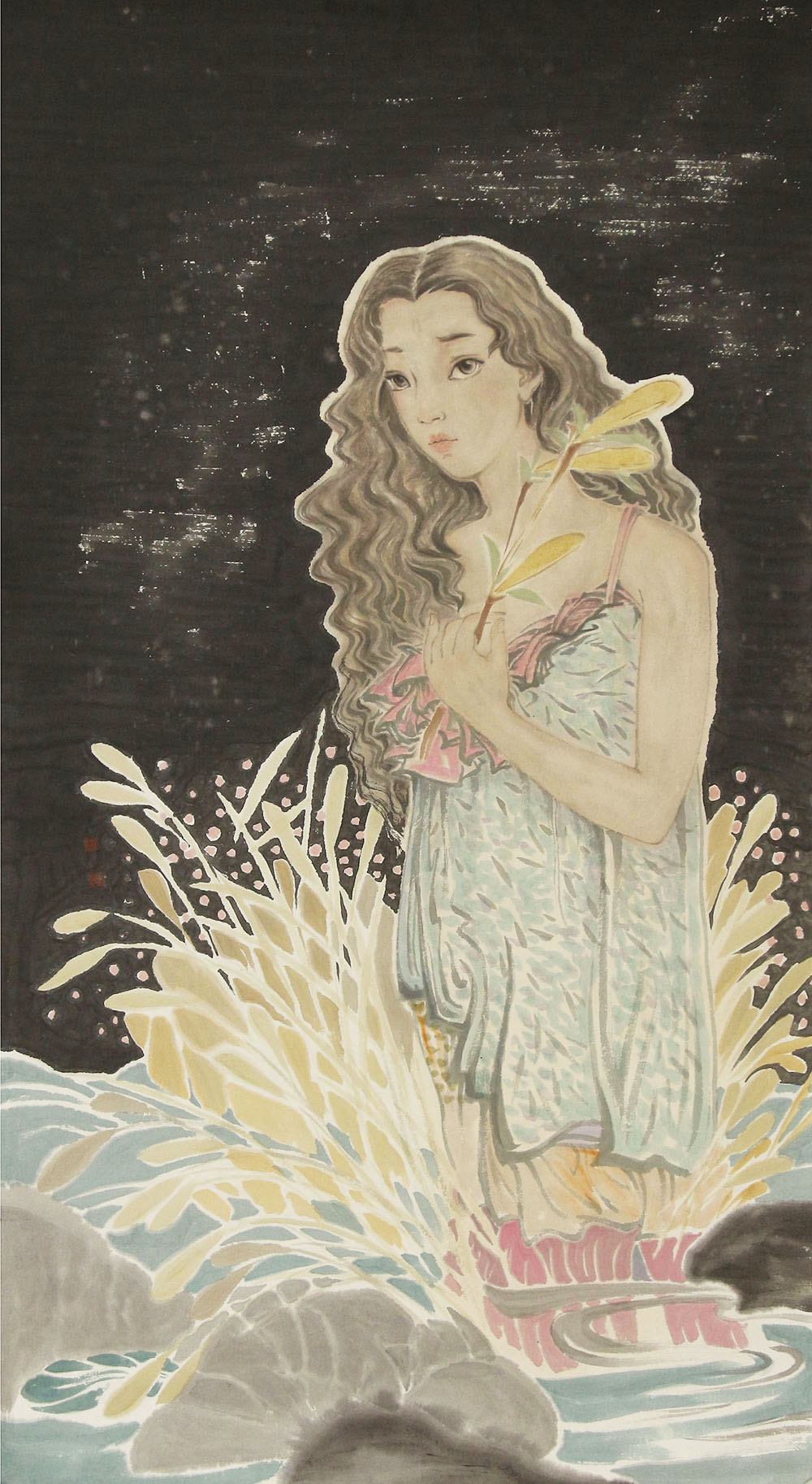 刘帅人物画作品赏析 妙写青春女性之美【博宝资讯】