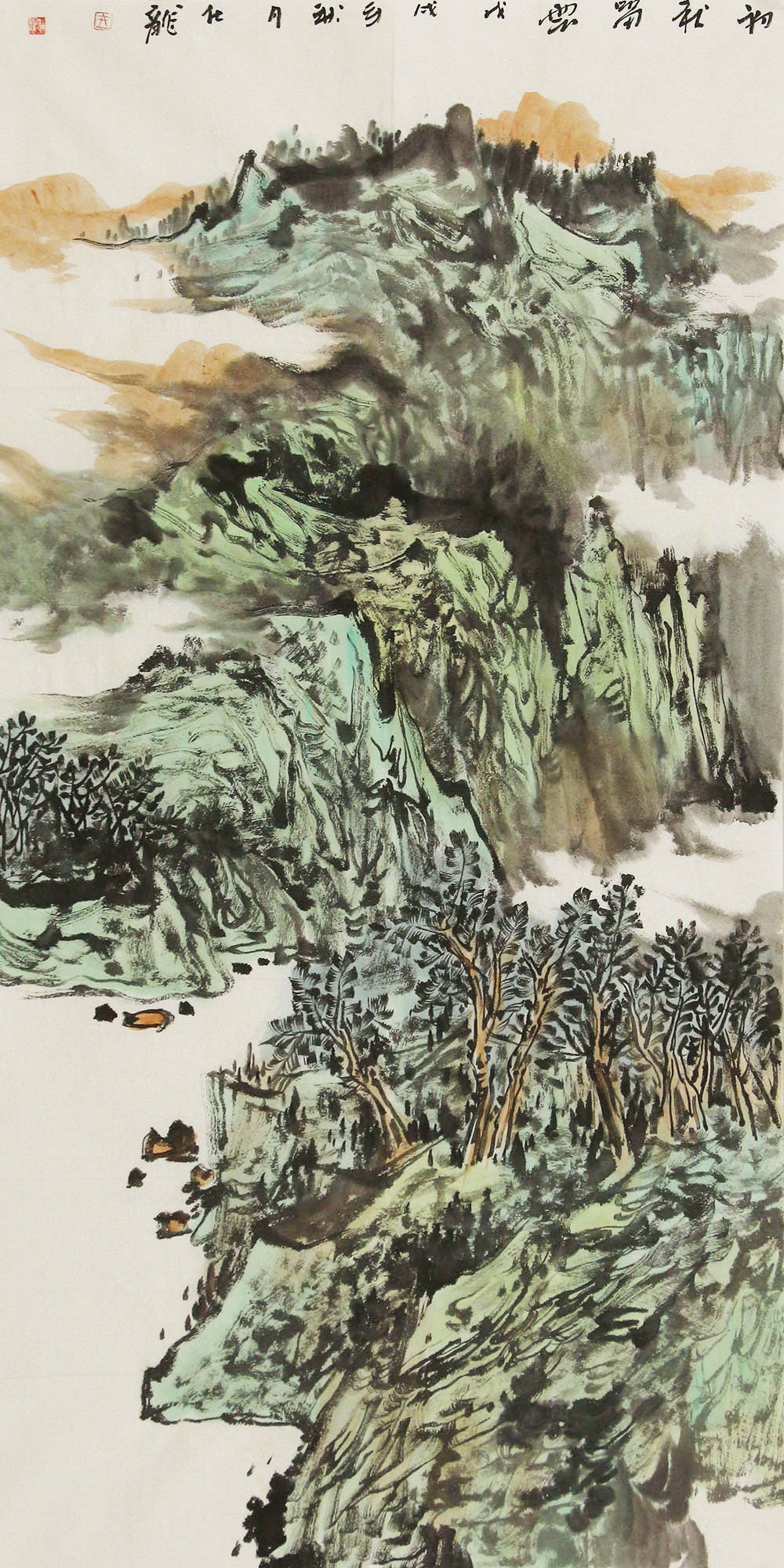 王仕龙山水画作品赏析 依山而居 傍水而栖【博宝资讯】