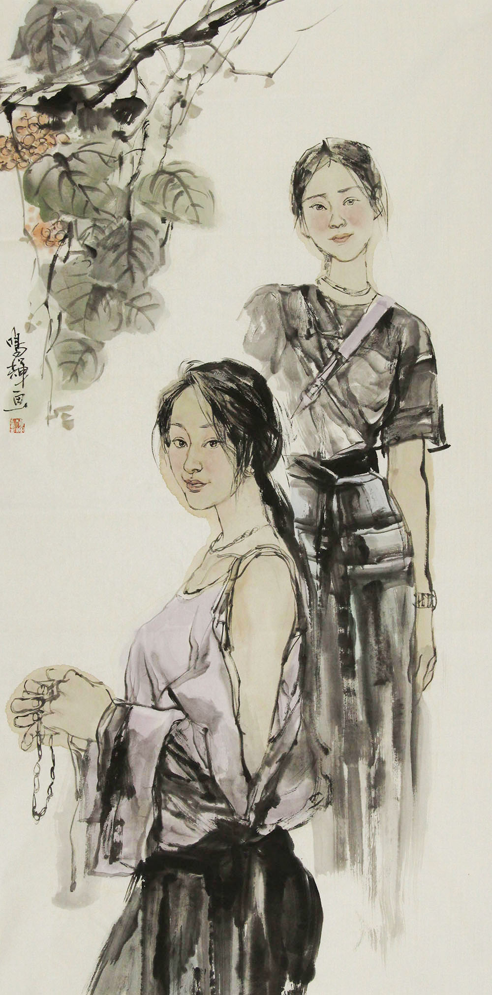 于鸣辉人物画作品赏析 | 情感刻画传神,人物充满活力【博宝资讯】