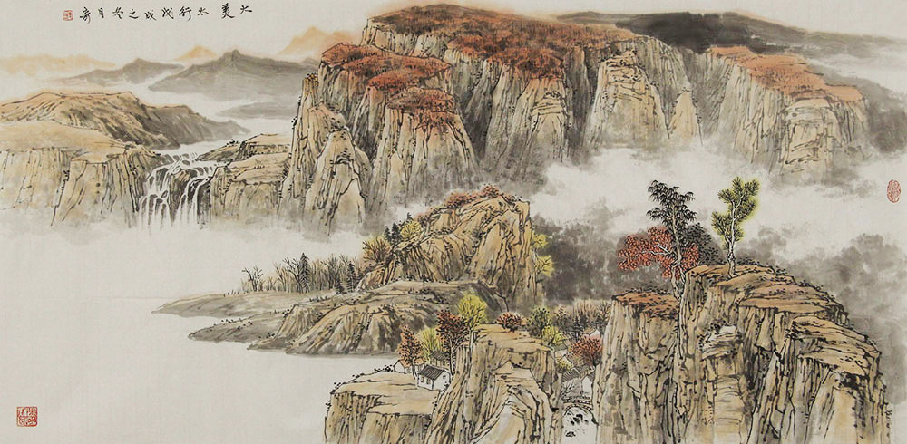 张月奇山水画作品赏析 | 造型奇特 美不胜收【博宝资讯】-博宝艺术网