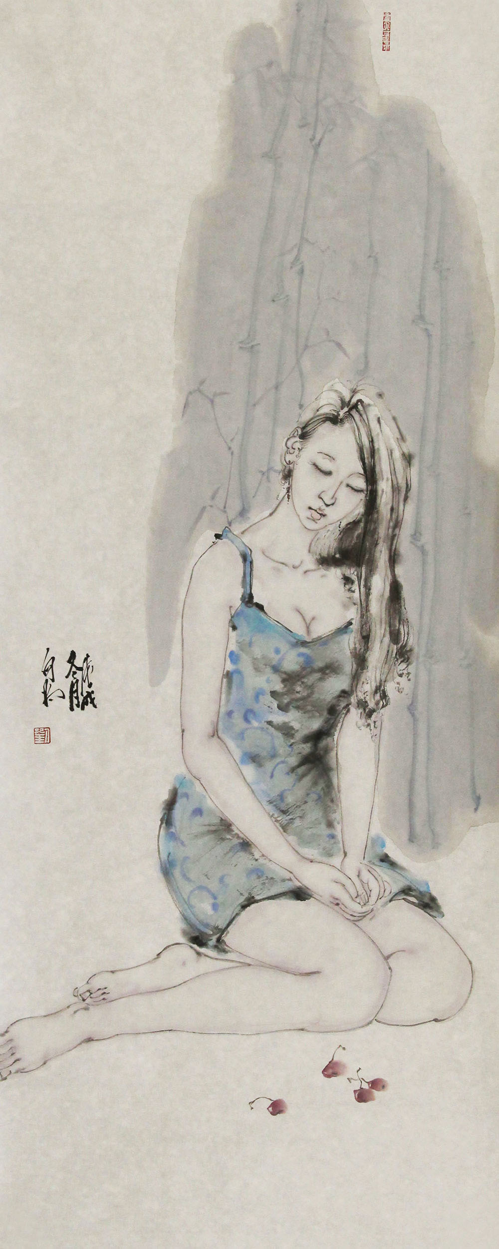 刘向明人物画作品赏析 | 展现时代女性的性格特点【博