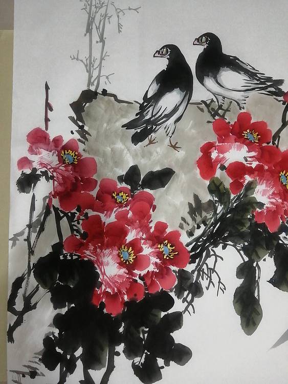 徐湛教授弟子王孝华作品《盛世吉祥图》