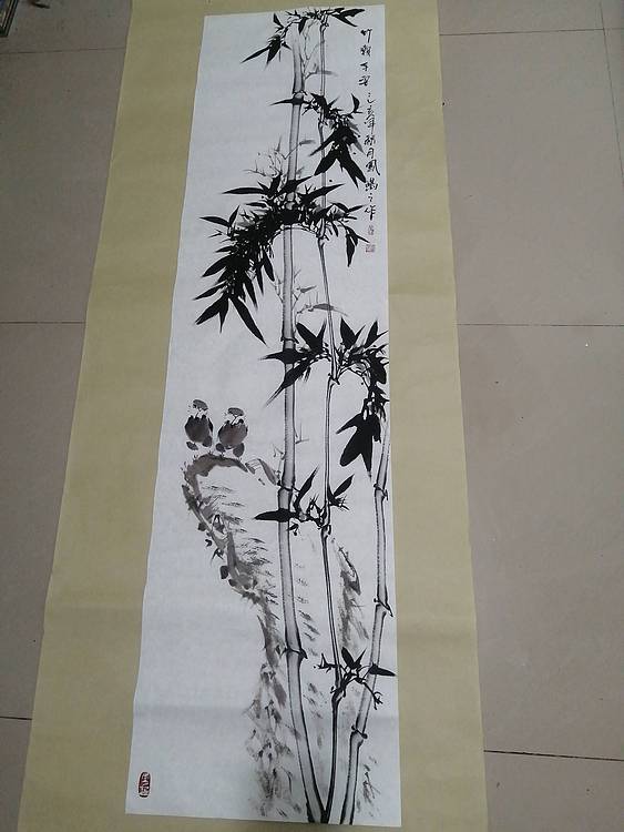 徐湛教授弟子王孝华作品《竹报平安》