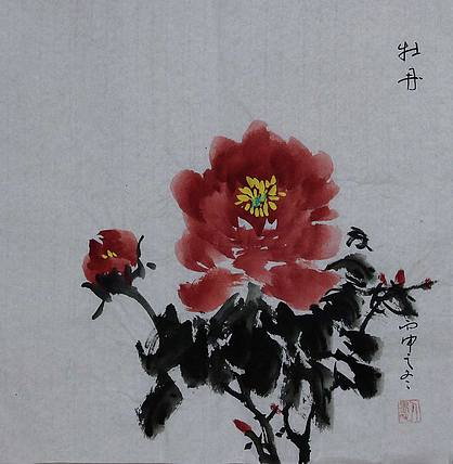 潍坊美协会员、 潘金松  花鸟