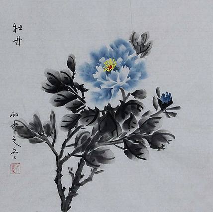 潍坊美协会员、 潘金松  花鸟