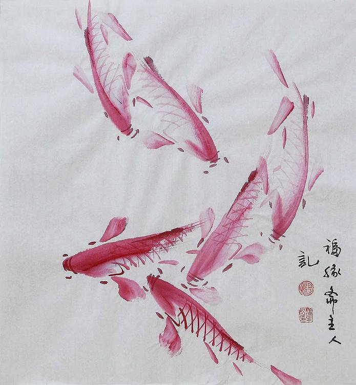 潍坊美协会员、 潘金松 花鸟