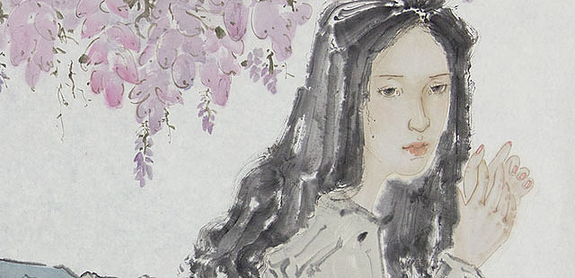 文化部中国画学会会员 刘向明 人物 国画