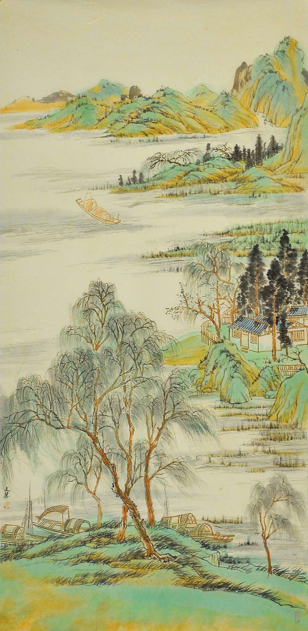 周文会国画山水:墨染青山幽境 情寄诗意故乡