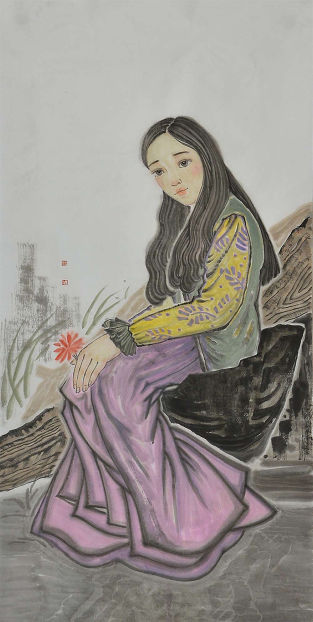 博宝·资讯 | 刘帅国画人物作品赏析:娴熟静雅,意境深幽