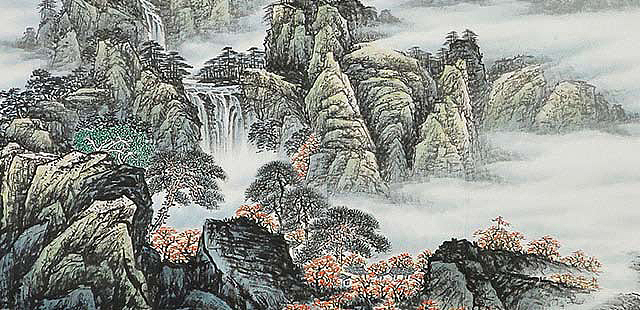 当代著名画家 喻伟 精品山水