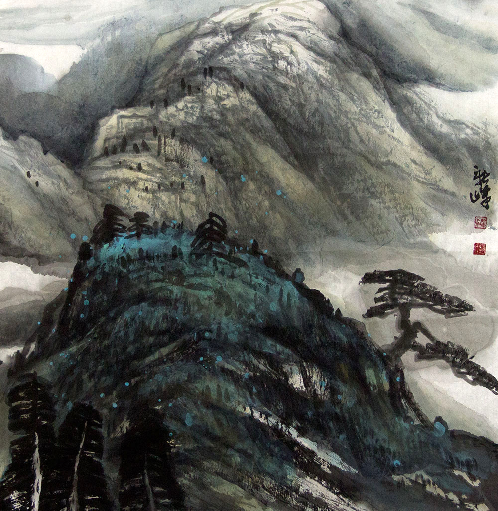 彭新峰精品国画:巴山风光秀 笔墨出神韵