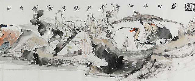 当代著名画家 刘喜成 人物13 国画