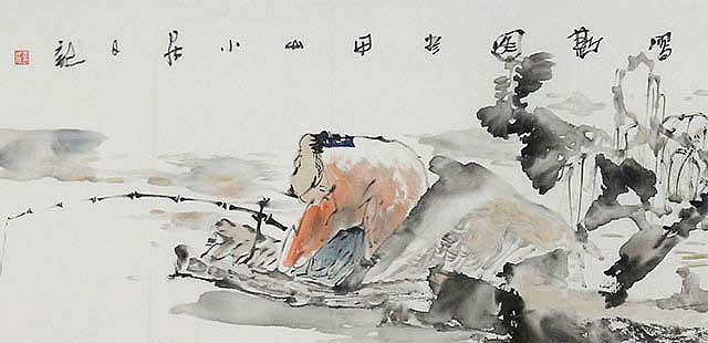 当代著名画家 刘喜成 人物13 国画