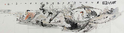 当代著名画家 刘喜成 人物13 国画